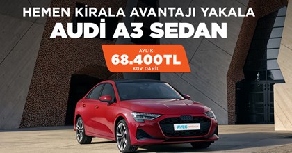 Hemen Ki̇rala Avantajı Yakala Audi̇ A3 Sedan